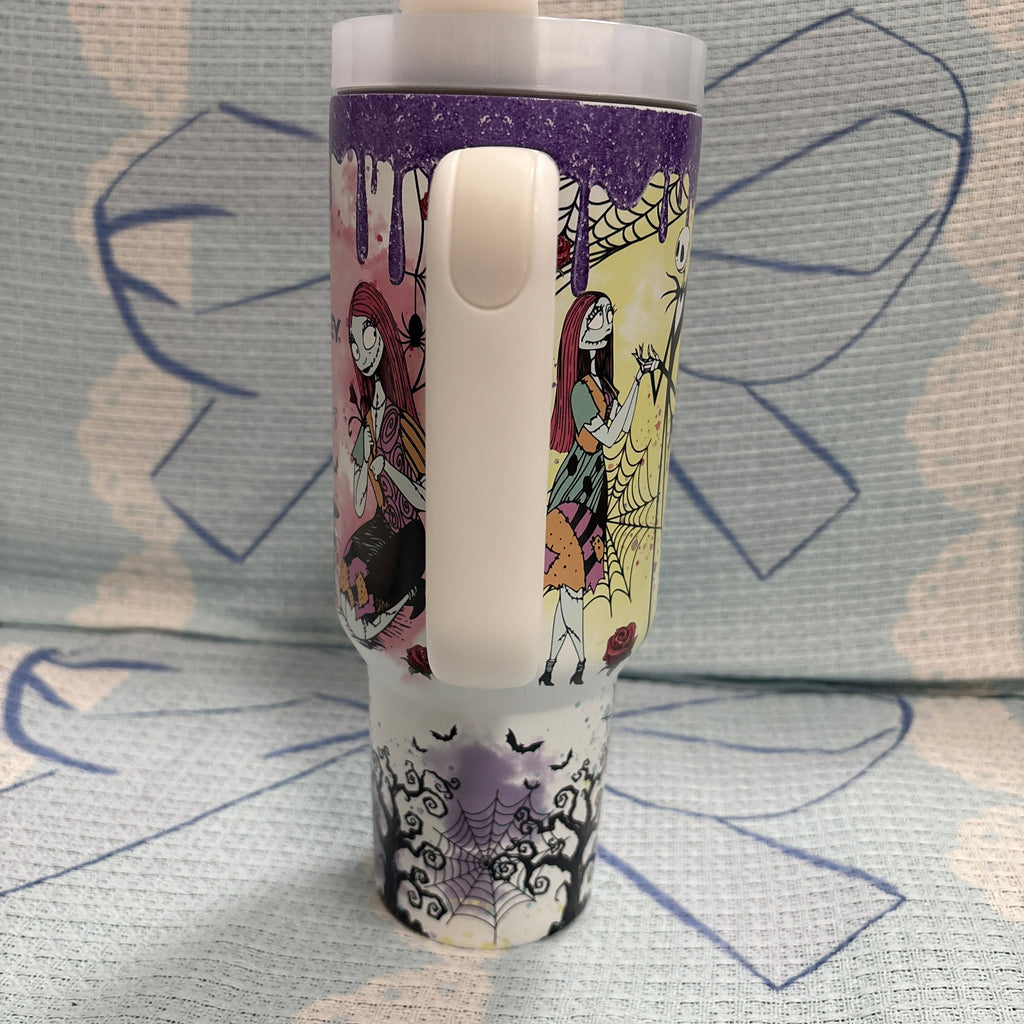 Jack & Sally Collab 40oz Stainless Steel Tumbler