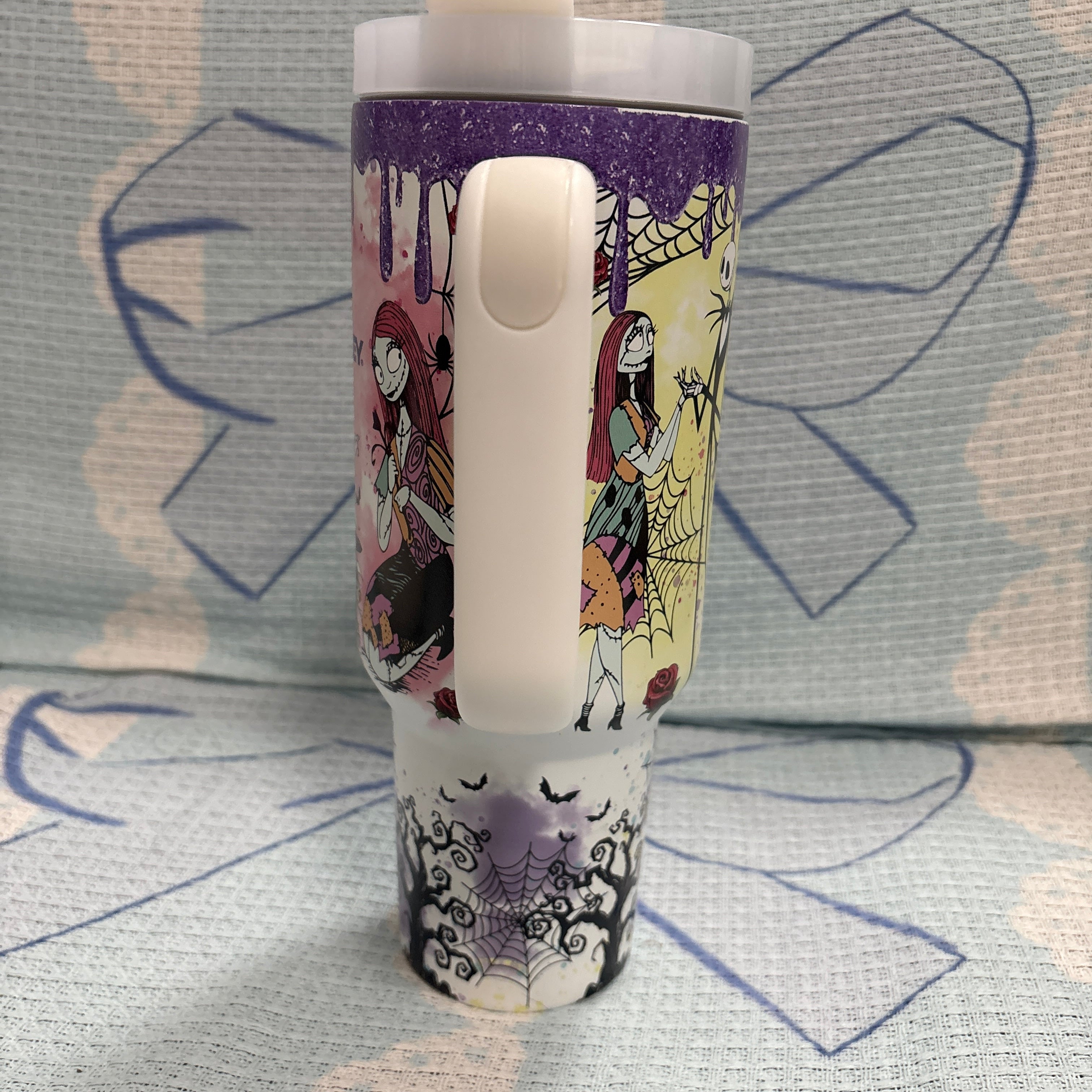 Jack & Sally Collab 40oz Stainless Steel Tumbler