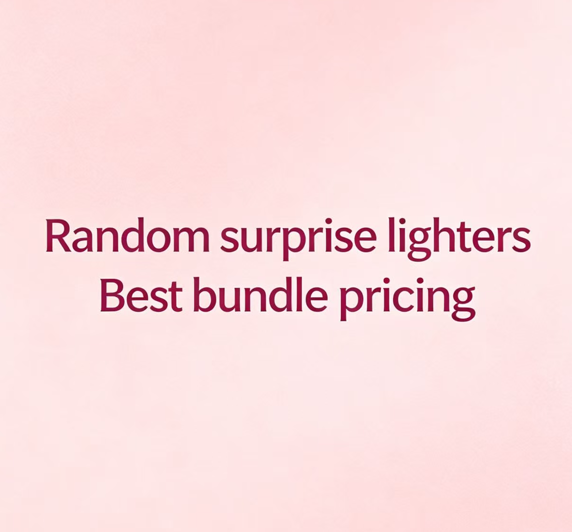 Windproof Mystery Lighter Bundle