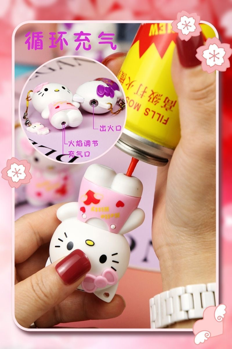 3D Hello Kitty Refilable Lighter--Perfect gift for Xmas