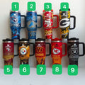 NFL Football Team Collab 40oz Stainless Steel Tumbler