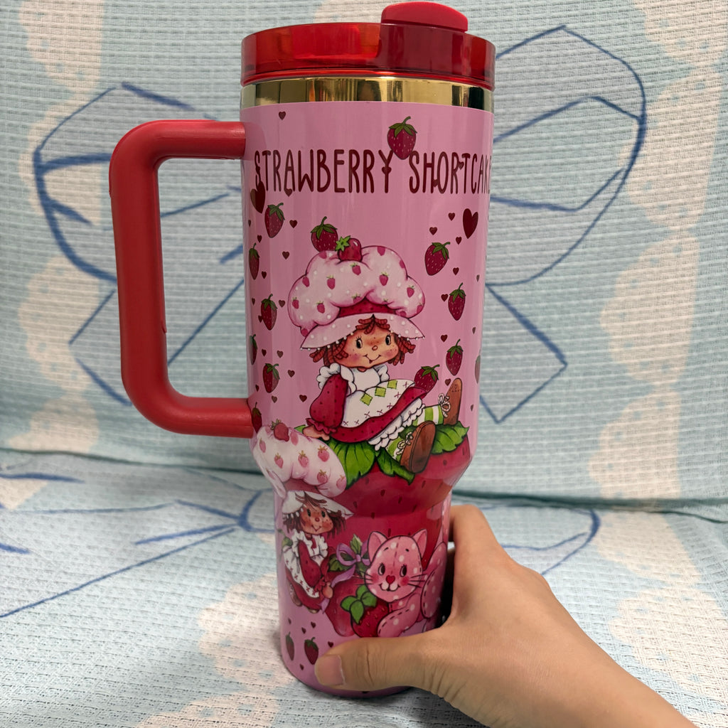 Strawberry Shortcake Collab 40oz Stainless Steel Tumbler