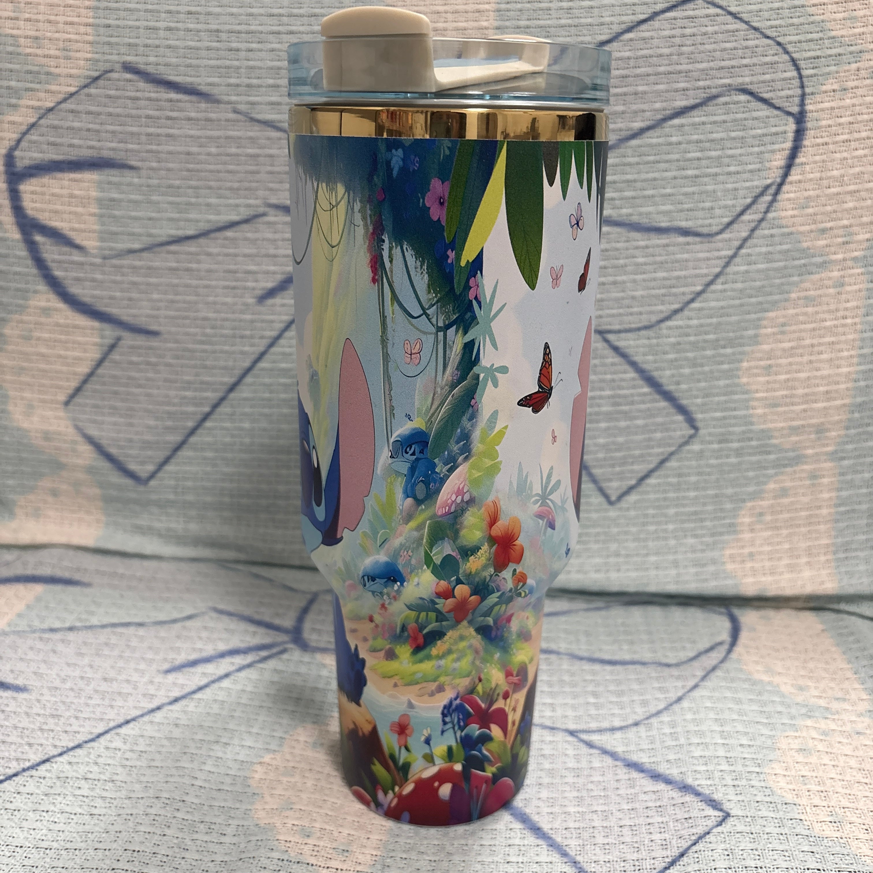 Sunrise Stitch Collab 40oz Stainless Steel Tumbler