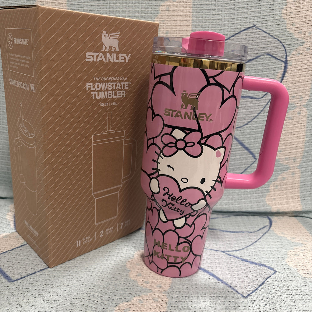 PInk Hello Kitty Collab 40oz Stainless Steel Tumbler