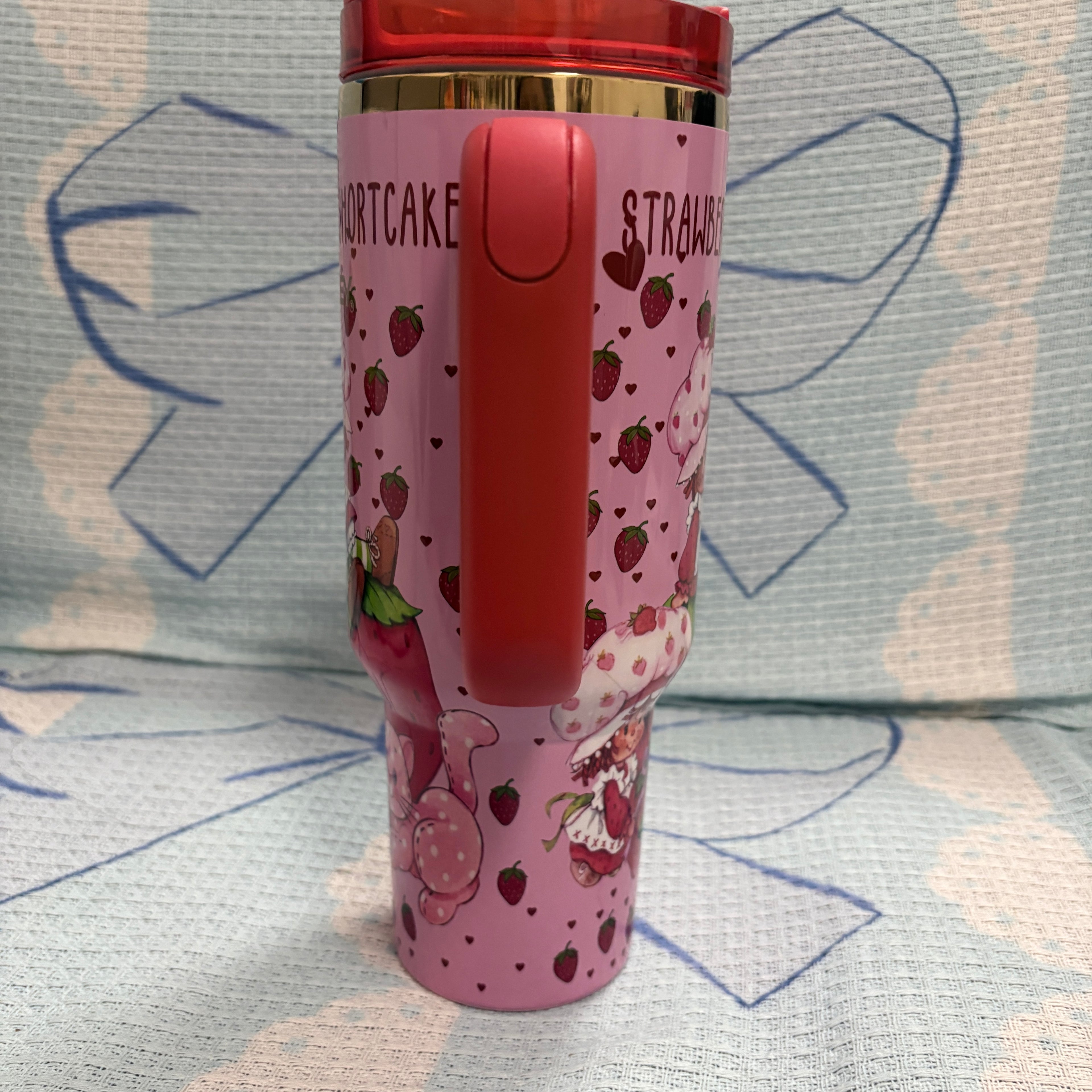 Strawberry Shortcake Collab 40oz Stainless Steel Tumbler