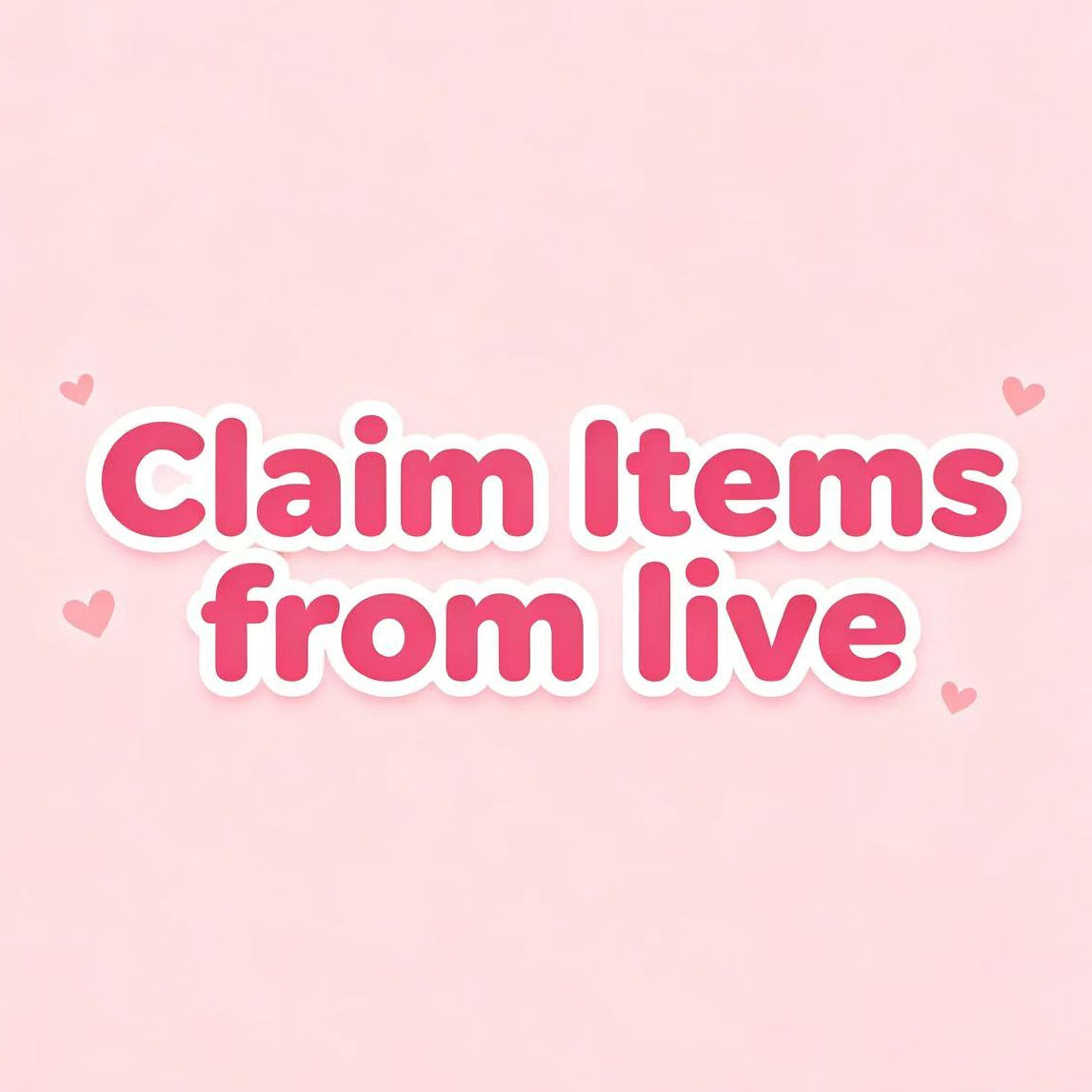Live Stream Select Items For You