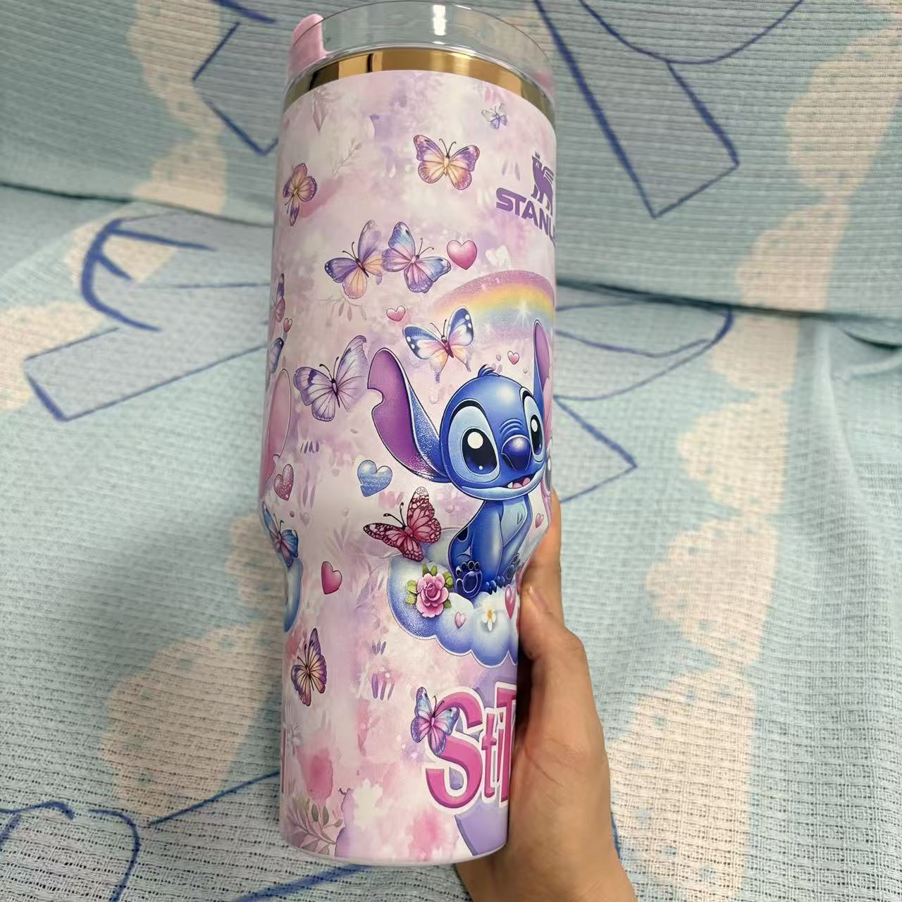 Limited Edition Stitch&Angel 40oz Tumbler