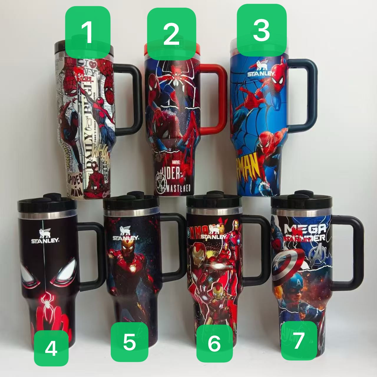 Marvel Superhero Collab 40oz Stainless Steel Tumbler