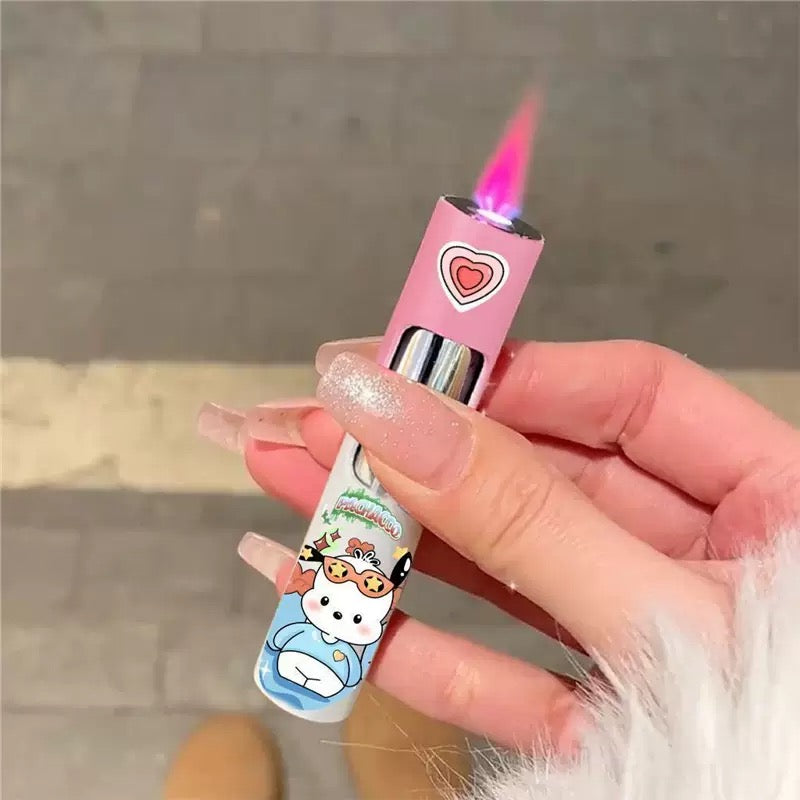 Super Cute Windproof Cylindrical Lighter