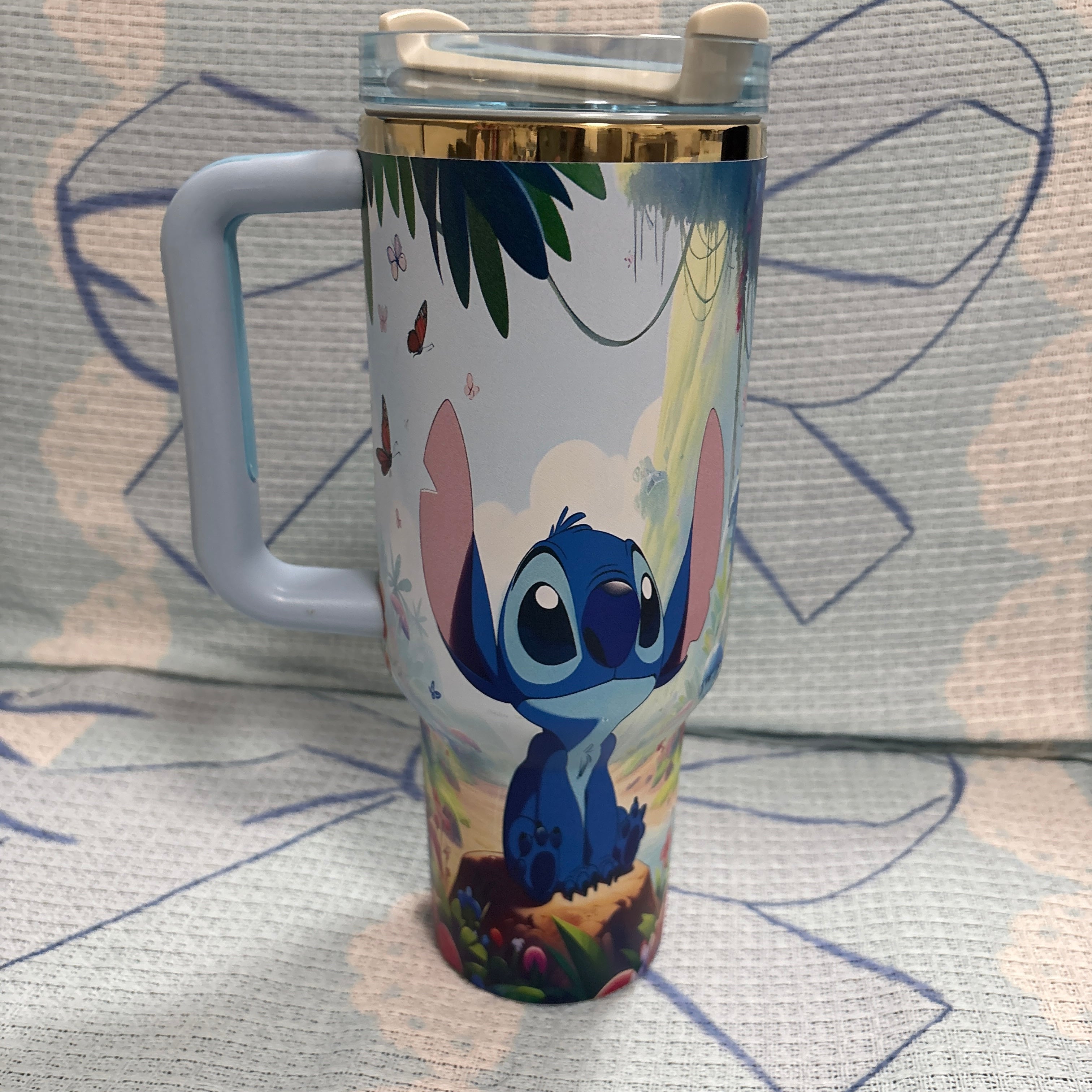Sunrise Stitch Collab 40oz Stainless Steel Tumbler