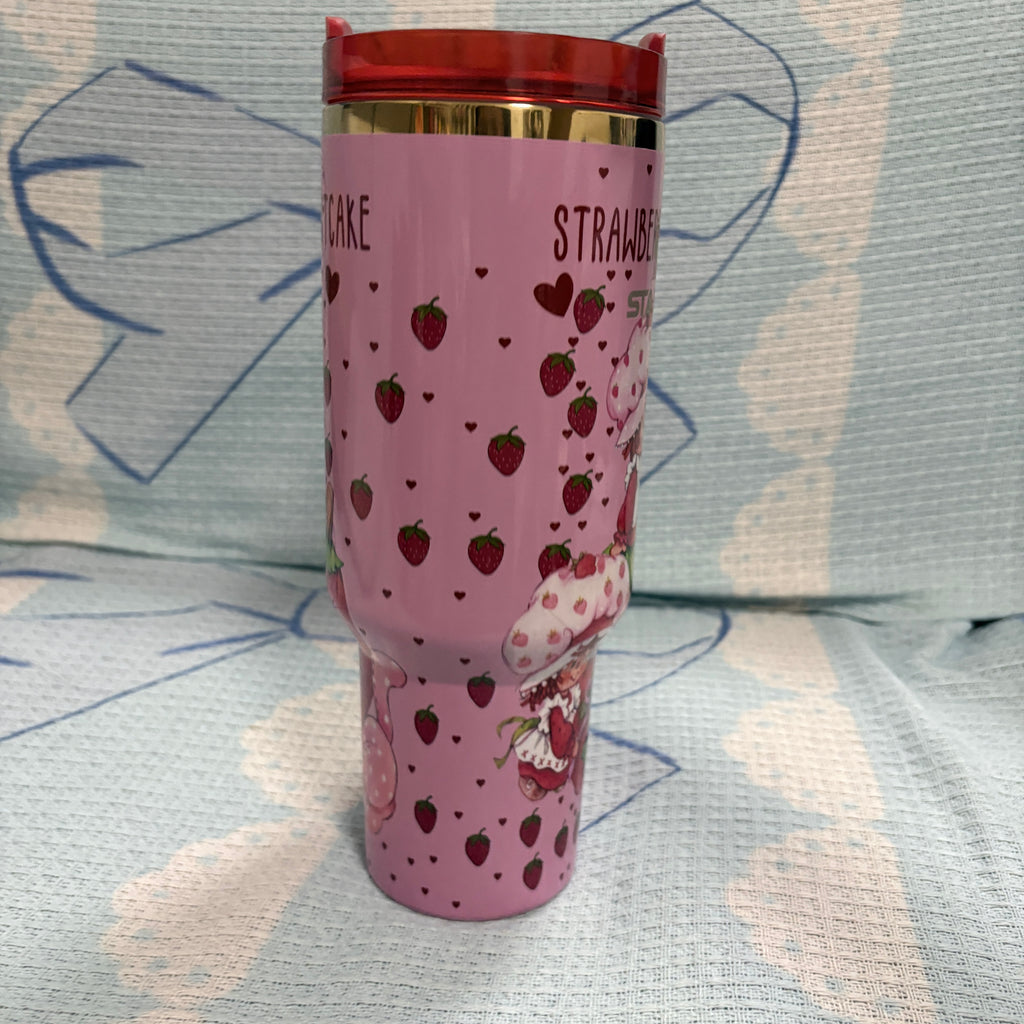 Strawberry Shortcake Collab 40oz Stainless Steel Tumbler
