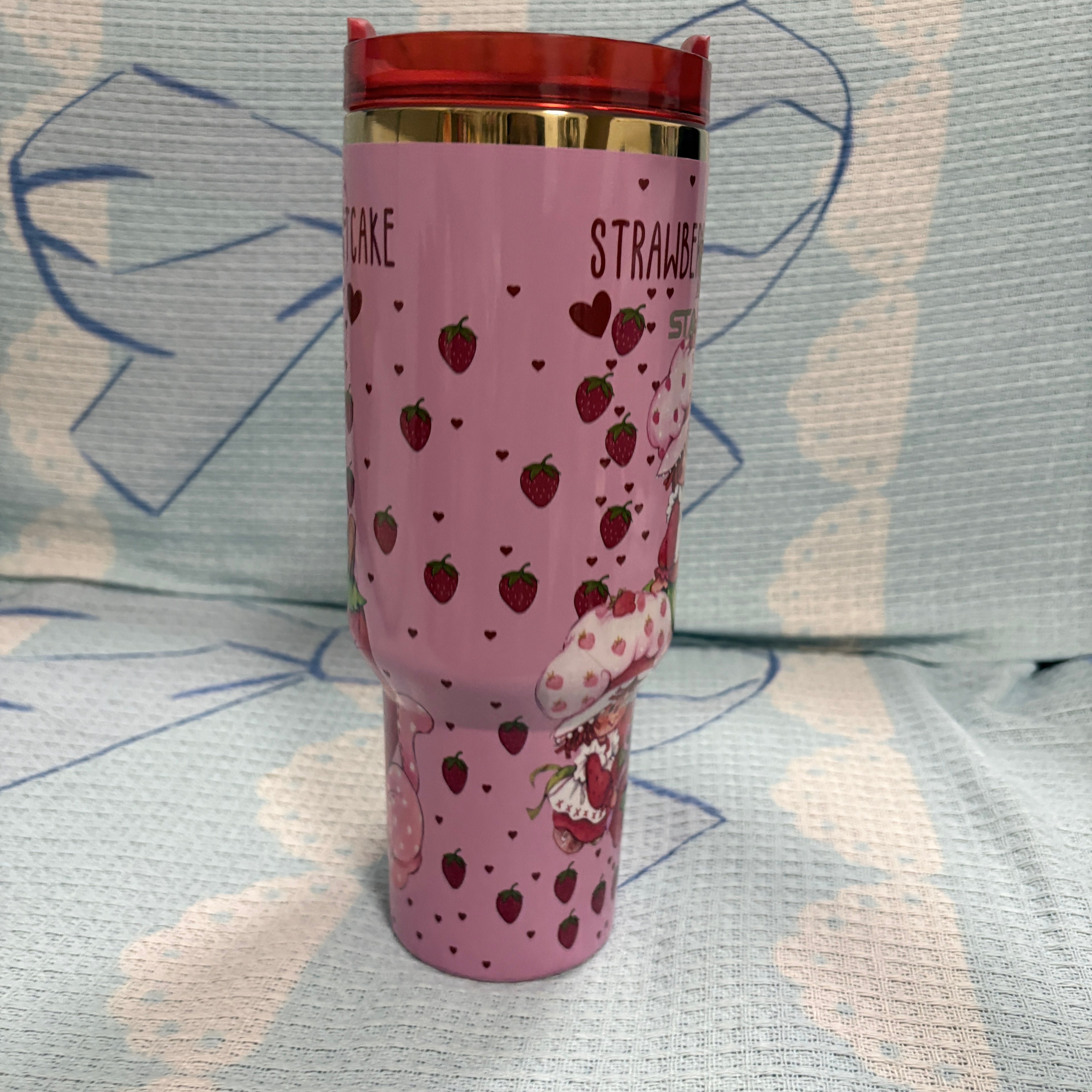 Strawberry Shortcake Collab 40oz Stainless Steel Tumbler