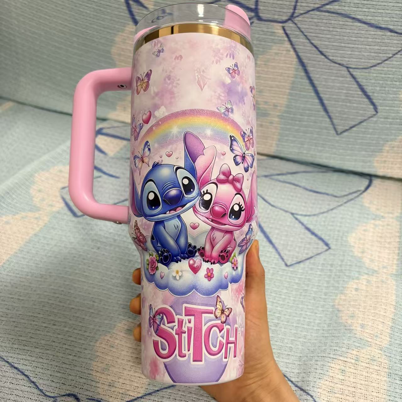 Limited Edition Stitch&Angel 40oz Tumbler