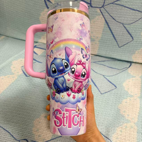 Limited Edition Stitch&Angel 40oz Tumbler